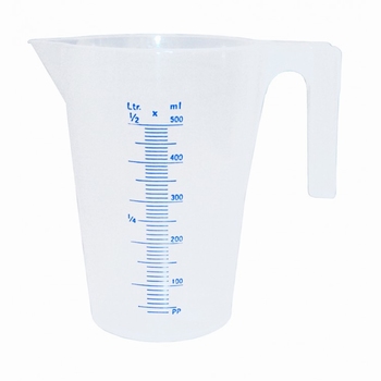 Pressol maatbeker kunststof blank doorzichtig 500 ml
