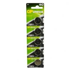 GP CR2016 lithium 3V bls 5 stuks.