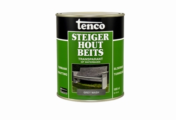 Tenco Steigerhoutbeits, kleur "Grey wash", 1 Liter.