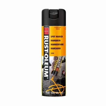 Rust-Oleum Markeerspray, 0,5 Liter, Kleur Fluor Oranje.