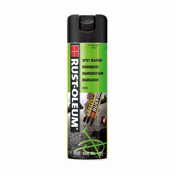 Rust-Oleum Markeerspray, 0,5 Liter, Kleur Fluor Groen.