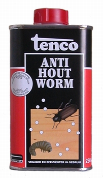 Tenco Anti-Houtworm, 0,25 Liter.