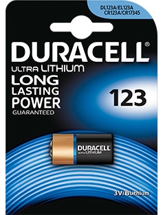 Duracell High Power Lithium Batterijen 123.