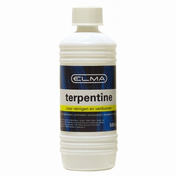 Elma White Spirit terpentine 0,5 liter.