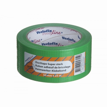 Verlofix Duct tape profi 50 mm x 25 meter groen.