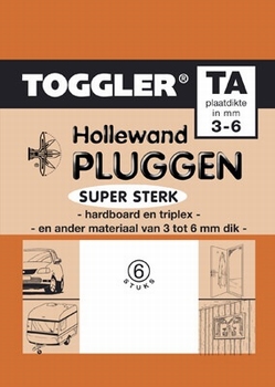 Toggler hollewandplug TA nylon 6 stuks.