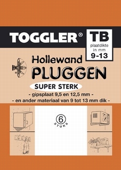 Toggler hollewandplug TB nylon 6 stuks.