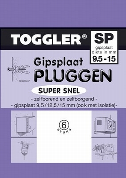 Toggler gipsplaatplug SP 6 stuks.