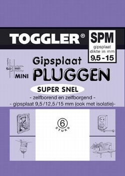 Toggler gipsplaatplug mini SPM 20 stuks.