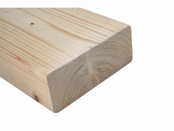 Vuren geschaafd 70 x 170 mm, Lengte: 390 cm.