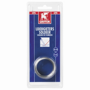 Griffon soldeerstaaf plat massief 50/50 6 mm 100 g