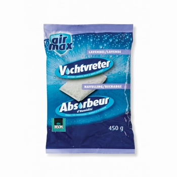 Bison navulling vochtvreter lavendel 450 g.