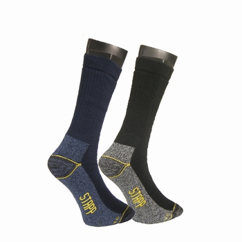 Sok Stappyellow, -All-round-WORKER, (2 paar), zwart- 43/46