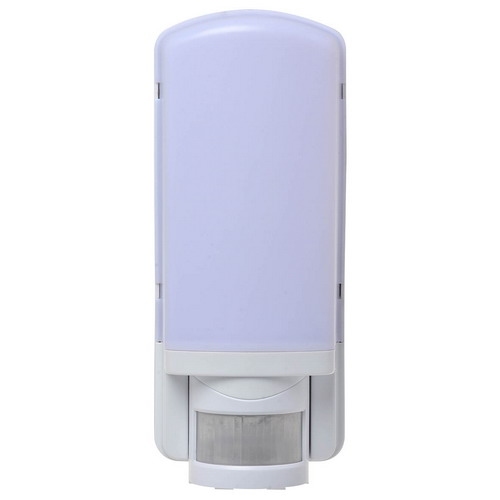Wand armatuur E27 + PIR wit.