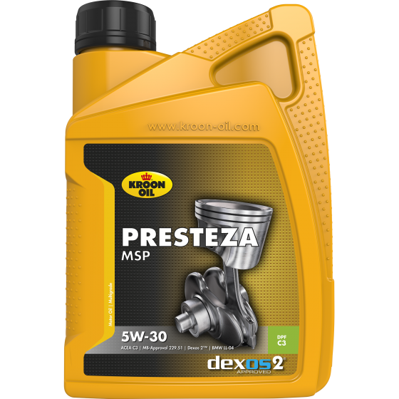 Kroon-oil, PRESTEZA MSP 5W-30, 1 L FLACON.