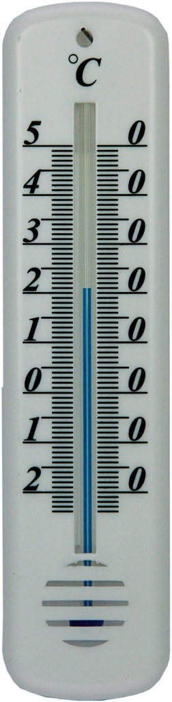 Thermometer 14cm kunststof.