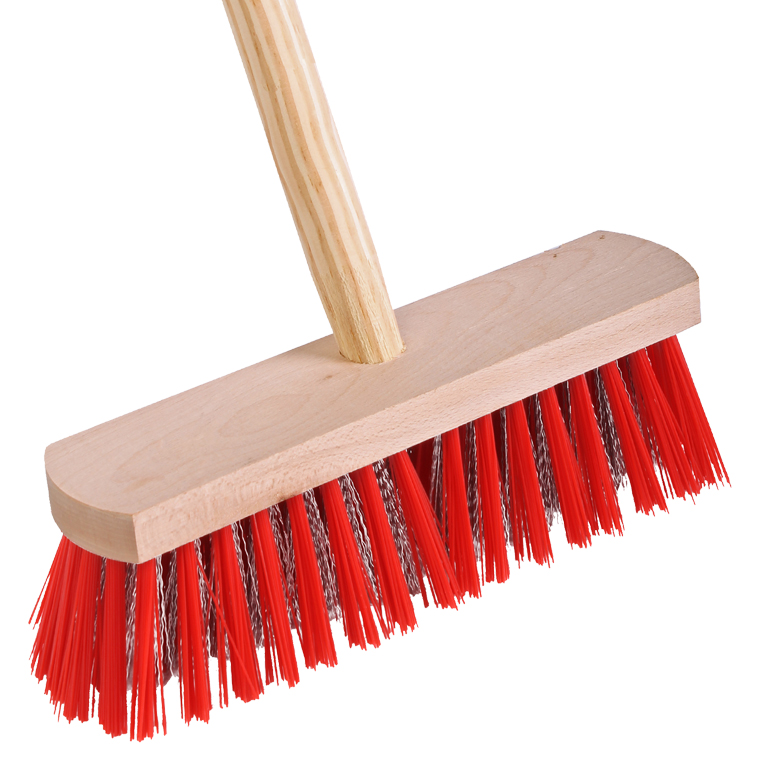 Onkruidbezem rood staal incl steel.