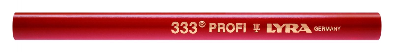 Lyra Timmermanspotlood 333 ovaal, 24 cm PROFI rood.