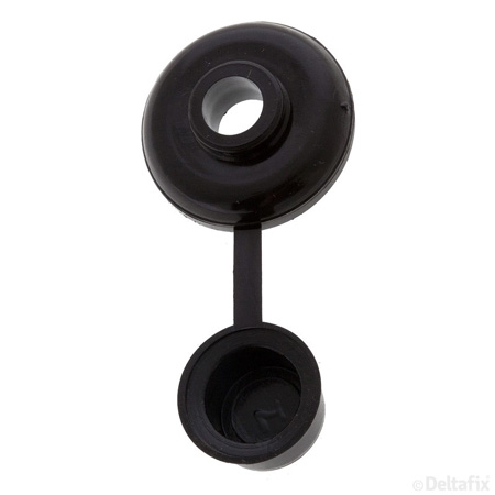 Deltafix, HOUTDRAADBOUT KAP, zwart, 100 stuks.