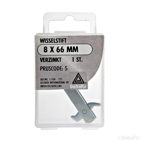 Deltafix, WISSELSTIFT VERZINKT.