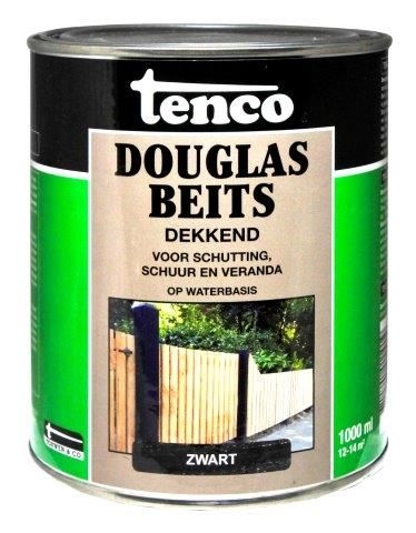 Tenco Douglas Beits dekkend Zwart, 1.0 Liter.
