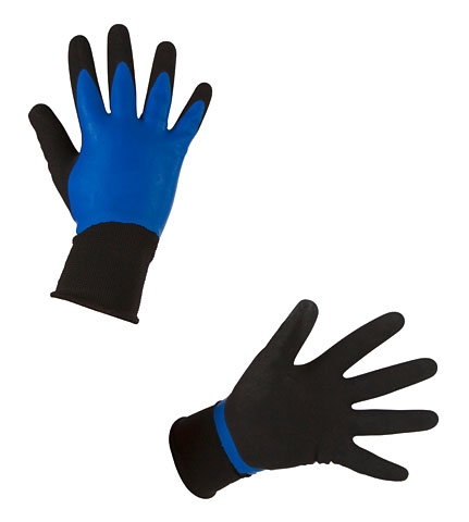 Handschoen blauw, Keron waterdicht *AQUA* maat 7 (S).