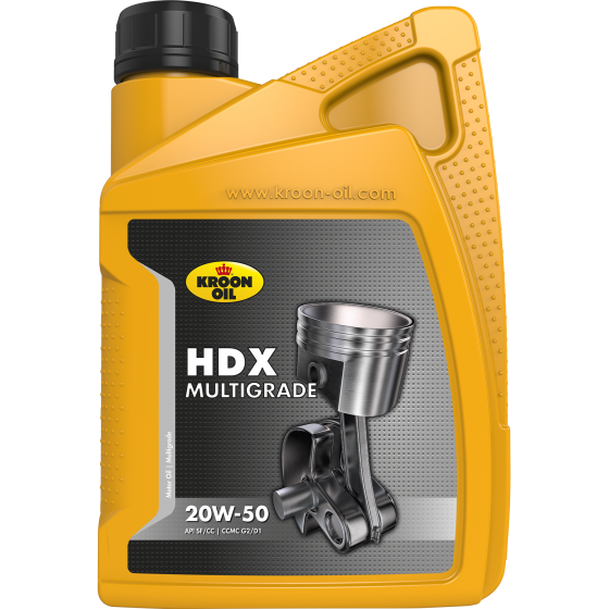 Kroon-oil, HDX multigrade 20W-50, 1 L FLACON.