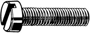 (ELVZ) Cilinderschroef / zaaggleuf M8 x 60 MM (100 stuks)