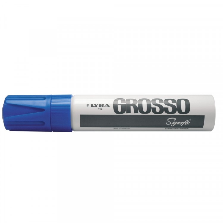 Lyra viltstift dik blauw. Puntdikte: 4 - 12 mm.