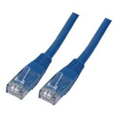 Patch kabel RJ45 0.6 meter, kleur: blauw
