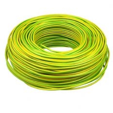 VD draad 2.5mm², kleur: geel/groen, (100 meter in doos)