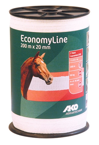 AKO EconomyLine schriklint wit 2cm-200m.