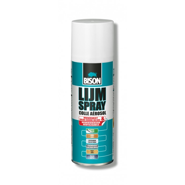 Bison lijmspray 200 ml.