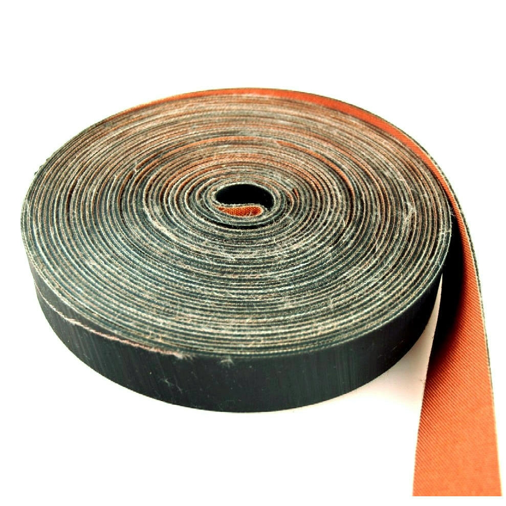 Boomband +/-4cm rubber/canvas 15meter.