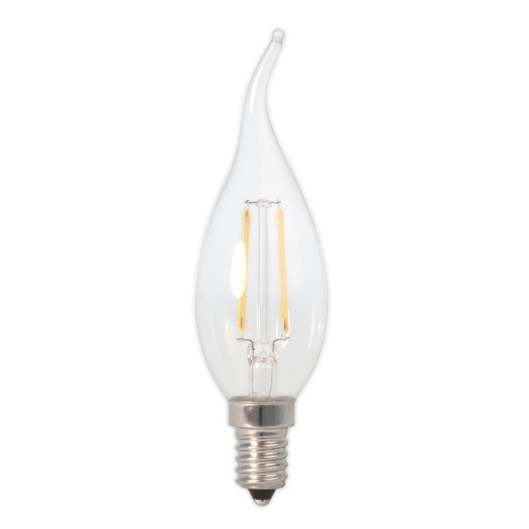 Calex Led volglas Filament tip kaarslamp 3W E14 2700K