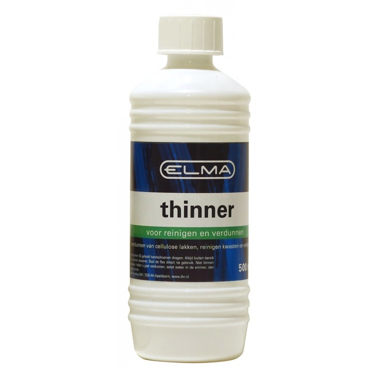 Elma thinner-Tolueen 0,5 liter.