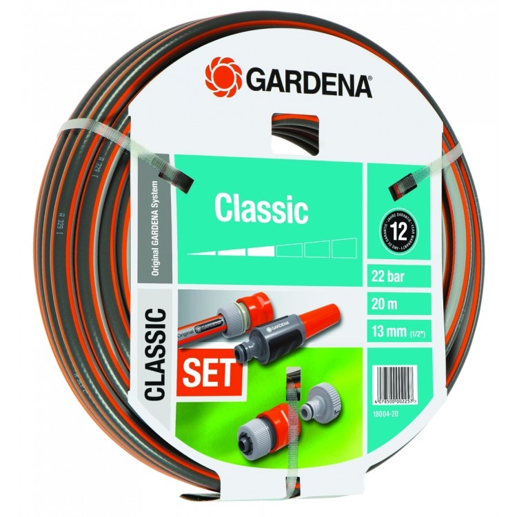 Gardena Classic tuinslang met koppelingen 13 mm (1/2") 20 m.