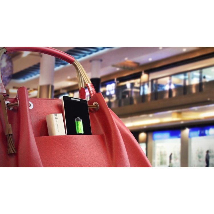 GP PowerBank (1C02A), kleur wit, 2600mAh.