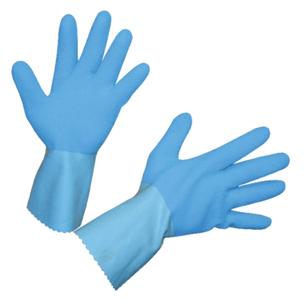 Handschoen blauw, Keron *FLETEX* maat 8 (M).