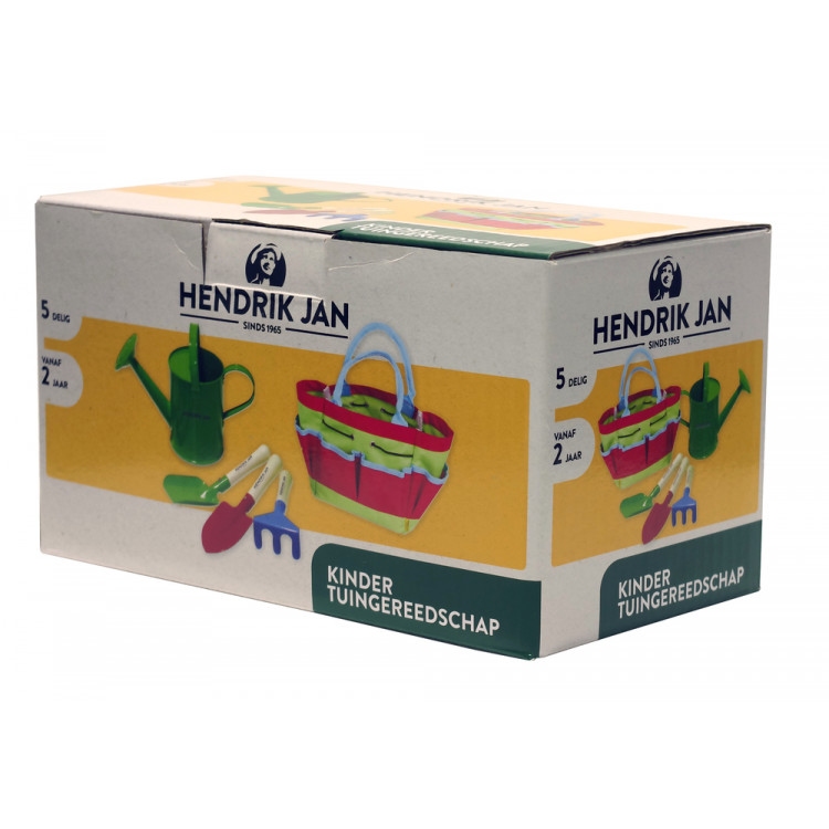 Hendrik Jan kindertuingereedschapset 5 delig.