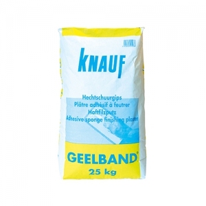 Knauf Geelband, zak van 25 kg.