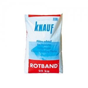 Knauf Rotband, zak van 25 kg.