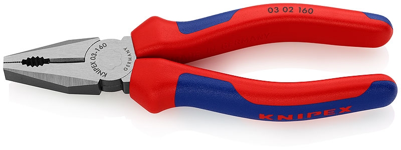 Knipex Kombi-tang gepolijst/comfort 160 mm, (0302160).