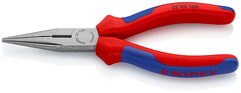 Knipex Radiotang recht + zijsnijder 160 mm, (2502160).