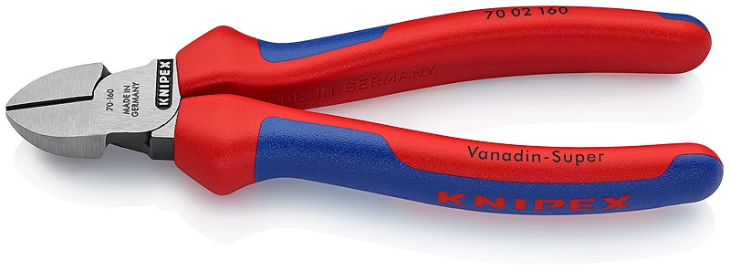 Knipex Zijsnijtang gepolijst/comfort 160 mm, (7002160).