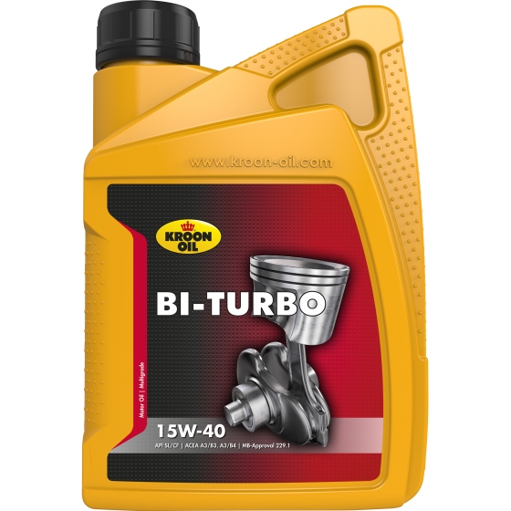 Kroon-oil, Bi-Turbo 15W-40, 1 L FLACON.