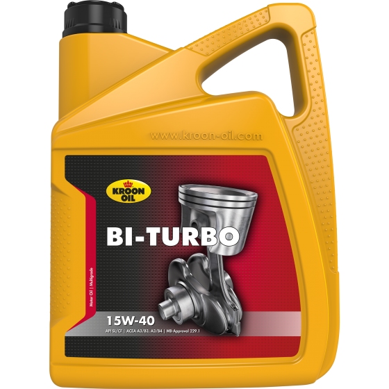 Kroon-oil, Bi-Turbo 15W-40, 5 L CAN.