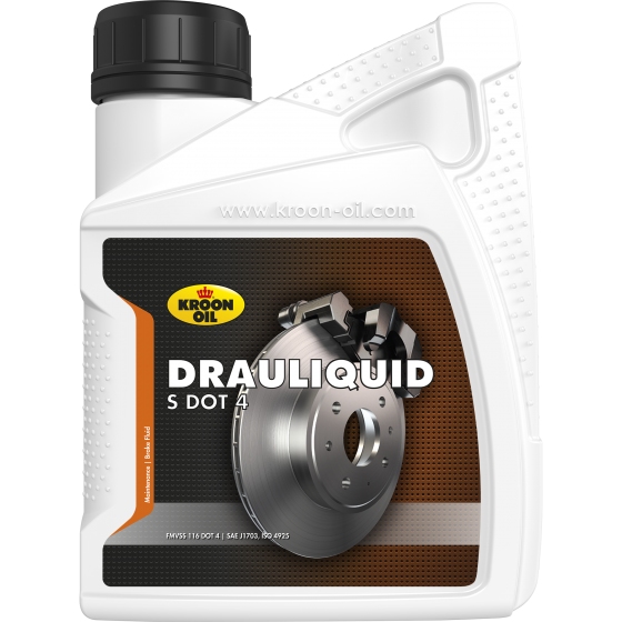 Kroon-oil, Drauliquid-S DOT 4, 500 ML FLACON.