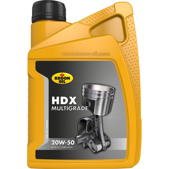 Kroon-oil, HDX multigrade 20W-50, 1 L FLACON.