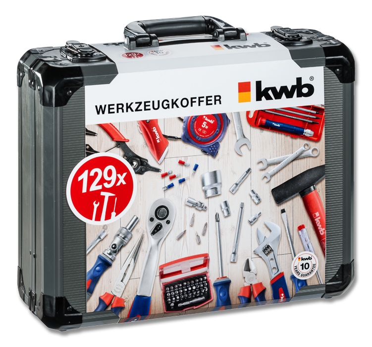 KWB 129-delige gereedschapskoffer